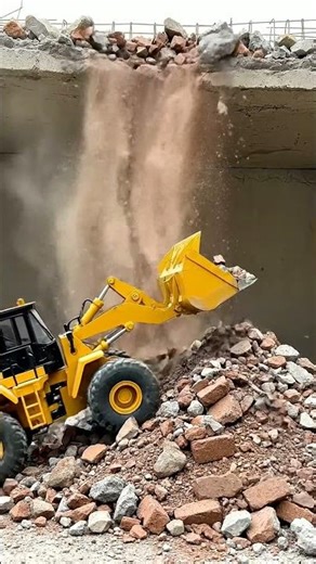 Tiny Excavator, BIG Demolition! 🏗️ RC Model Clearing Rubble