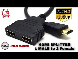#UnBoxing, HDMI SPLITTER - 1 MALE to 2 FEMALE