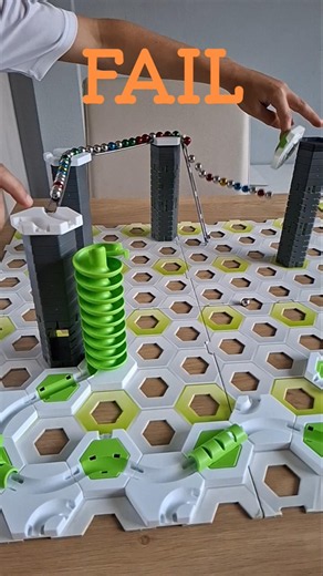 FAILS: When the WHOLE GraviTrax Marble Run collapses 😱