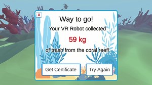 Celebrate the spirit of #WorldOceanDay with deep-sea VEXcode VR activities! In the Coral Reef Cleanup playground, your students will code their Virtual Robot to pick up trash and help clean the Mangrove Reef. Check out this activity and more here: https://buff.ly/3LiWZY2 | VEX Robotics