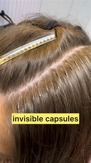 Hair extensions Dubai on Instagram: "❤️ capsules are invisible – only you know you have extensions ❤️ My capsules are strong – you can wear them 4 months ❤️ With my capsules, you can go to sauna, apply treatments ❤️ With my capsules, you can use conditioner and masks ❤️ With my capsules, you can swim in the sea and pool ❤️ With my invisible capsules, you can make high ponytails ❤️ My capsules easily tolerate any coloring and root bleaching ❤️ my capsules are easy to use, lightweight, and invisib