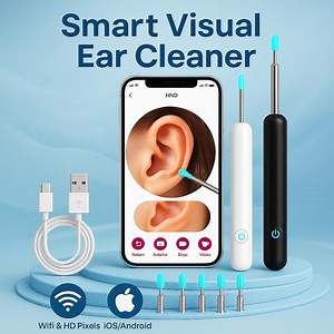 Smart Visual Ear Cleaner With Camera, USB C Charging, Wifi Connection, 6 LED Lights, Ear Pick - Etsy Australia