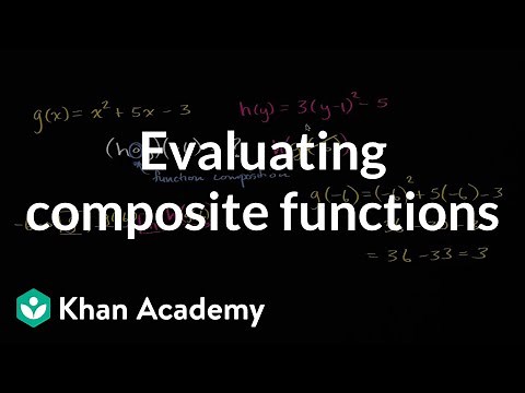 Evaluating composite functions | Mathematics III | High School Math | Khan Academy