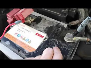 الطريقة الصحيحة لقياس البطارية وفحص الدينمو صني nissan sunny battery