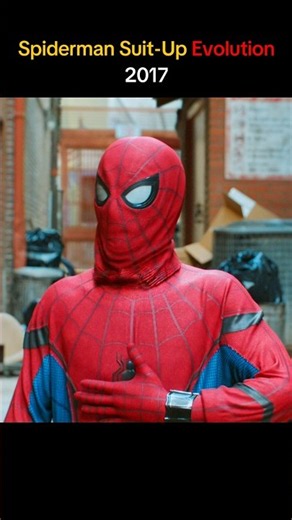 Evolution Of Spiderman Suit-Up ☠️ #shorts