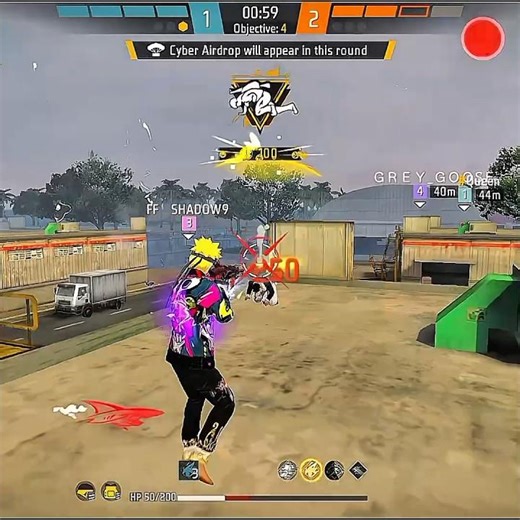 PRO Player's SCAR Headshot SECRETS Revealed 👑 #ffshadow9 #freefire