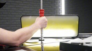 Process of Paintless Dent Repair on Car Body. the Mechanic at the Auto Shop with Tools To Repair Dents in Car Body. PDR. Stock Video - Video of sanding, sandpaper: 371081947