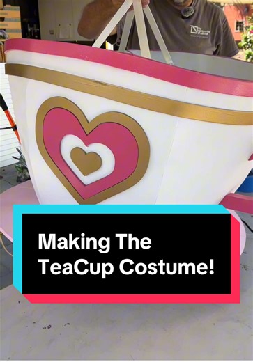 Teacup Costume Creation for Halloween