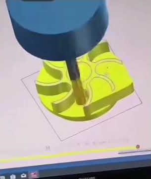 @Create a drawing on CAD/CAM Production on a CNC milling machine