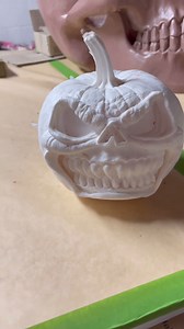 🎃This toothy pumpkin was made by our customer Kristen, artist and founder of Shark Eye Studios LLC! Kristen used Mold Max™ 30 tin-cured silicone rubber and EpoxAmite™ 100 for her mold and shell. She casted her piece using Smooth Cast™ 300 ultra-low viscosity casting resin and FOAM-iT!™ 10. Looking for a silicone that will capture the fine details of your model? Check out our Mold Max™ series! 👉 https://www.smooth-on.com/product-line/mold-max/ #smoothon #smoothonproducts #moldmaking #casting #d