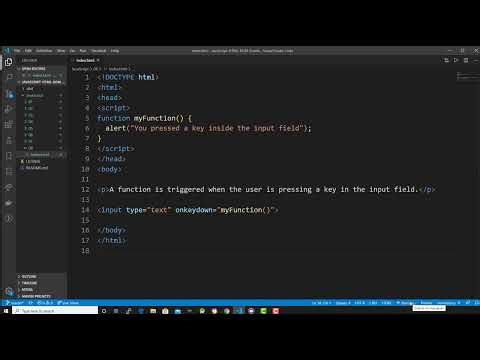 onkeydown When a user is pressing holding down