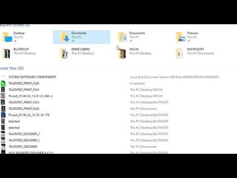 File and folder management in Windows