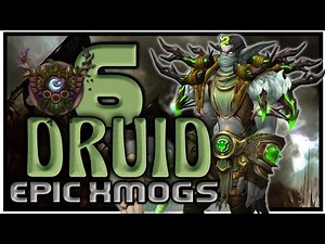 World of Warcraft Shadowlands 6 Unique Druid Transmog Sets