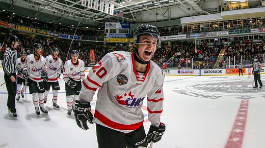 Reschny scores late, lifts CHL past USA in Game 2 of Prospects Challenge