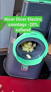 Nicer Dicer Electro potato cubes 20% off on Sundays #nicerdicer #nicerdicerelectro