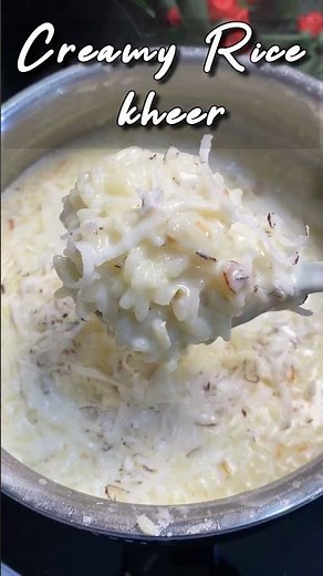 Super Creamy Rice Kheer Recipe | Restaurant-Style Kheer at Home!! #kheer #kheerrecipe #ricekheer #yt