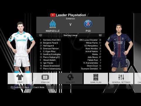 Update Database Ligue 1 France PES 2018 PS4 Hen