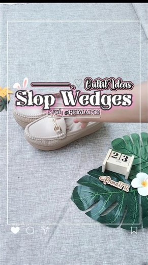 Outfit Auto Naik Level dengan High Wedges Shoes #short #highwedges #wedgesshoes #sepatuwanita