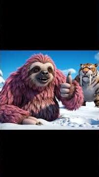 Ice Age Animals: Their Social Media Secrets Exposed!❄️#shorts #Funny #comedy #Parody #funnyanimals