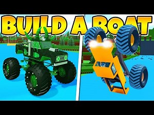 THE CRAZIEST MONSTER TRUCKS IN Build a Boat