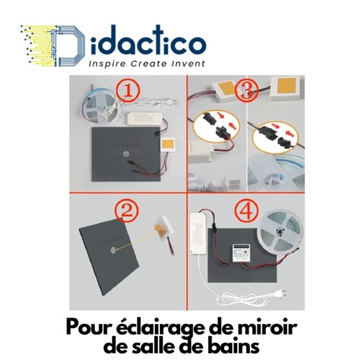 Nouveau produit : Interrupteur tactile LED à trois couleurs alimenté...