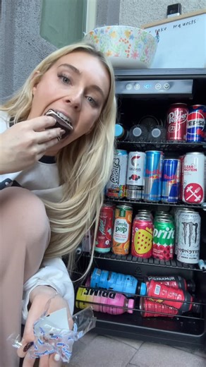 Serena Neel on Instagram: "my favorite bull is yellow bull 💛⭐️🌼🍋 #mailmen #minifridge"