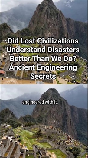 Did Lost Civilizations Understand Disasters Better Than We Do? Ancient Engineering Secrets