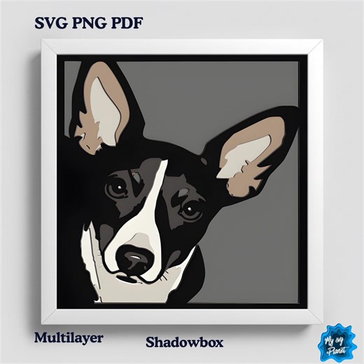 Dog 3D Shadow Box SVG, Multilayer Dog Portrait Paper Cut File, Pet Wall Art SVG for Cricut Silhouette, Layered Animal Light Box - Etsy Australia