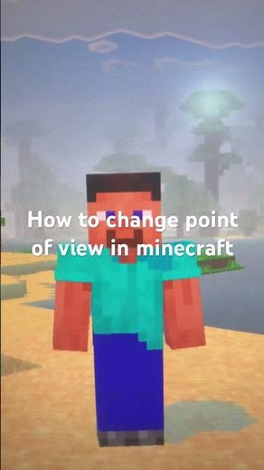 How to change point of view in minecraft