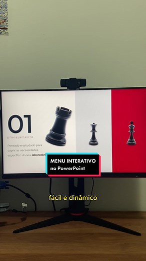 Vem aprender a fazer um menu interativo no PowerPoint! 💡 Esse menu interativo é fácil e dá um efeito super especial nos seus slides! ✨ Então não esquece de salvar para usar na sua próxima apresentação. 🖥 #apresentação #powerpoint #criativedu #tutorial #criatividade #fy #menuinterativo #menuinterativopowerpoint