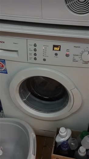 Bosch Maxx 6 washing machine spin #tik_tok #fypシ゚ #washingmachine #bosch