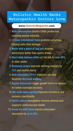 Holistic Health Hacks Naturopathic Doctors Love #holisticmagazine | Holistic Magazine