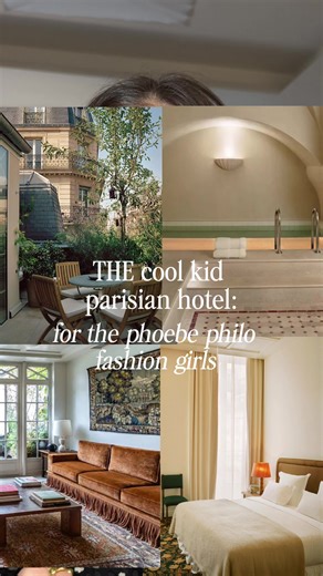 📍hôtel château voltaire - from €550 per night head to substack for my full list of Paris hotel, vintage shopping, and restaurant recs if your style reference is phoebe philo-era céline, château voltaire will feel instantly right. festen interiors with fashion-world dna (franck durand’s creative work is tied to cult french brand zadig and voltaire and the hotel is a fashion week hotspot). its three historic buildings, only 32 rooms, all different, which gives it that true boutique “no two stays 