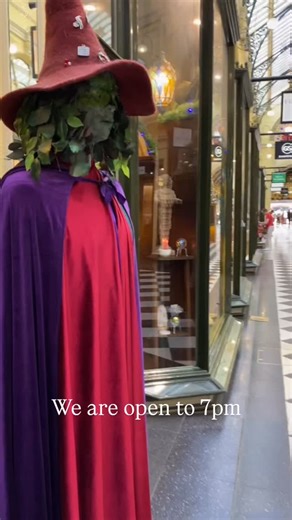 ✨ Late Night Magick in the Royal Arcade ✨ SpellBox Melbourne is open for late-night shopping until Dec 23rd. 🕯 Spin the oracle wheel 🔮 Book a reading 🎁 Find magickal gifts ☀️ Light a candle for the Summer Solstice Open 10am–7pm daily | SpellBox
