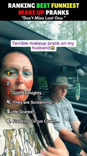 Ranking Best Funniest Makeup Prank Moments 😂 #shorts #viralshorts #trending