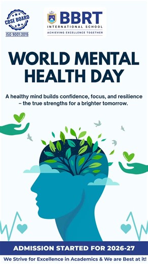 BBRT International School | 💚 Let’s Talk, Feel, and Heal! 💚 On World Mental Health Day 🌍, Grade 7 engaged in a thoughtful session on art and expression, turning... | Instagram