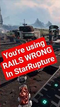 You're using rails wrong! #starrupture #gaming #tutorial