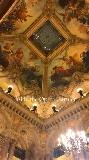 Inside the Opéra Garnier in Paris ✨ Part2 #paris #operagarnier #france #travel #architecture