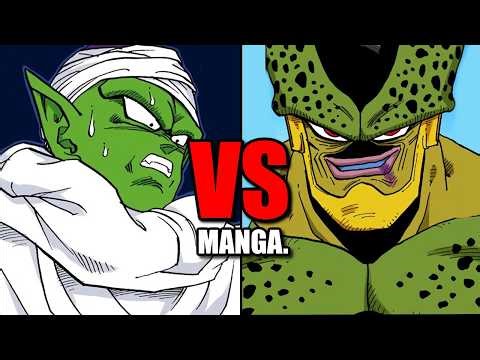 Manga Piccolo VS Semi Perfect Cell is NOT Close.