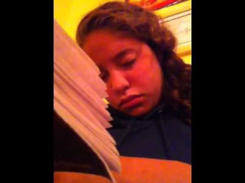 Falling asleep while reading a book