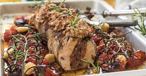 Fylld helstekt fläskfilé