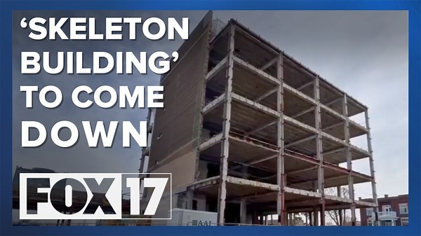 Downtown Muskegon sees changes as ‘Skeleton Building’ faces demolition