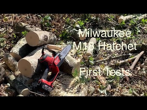 Milwaukee M18 Hatchet vs Echo 2511T | Battery vs Gas Power! Review and first impressions