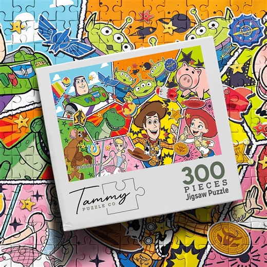Toy Story Characters Puzzle – Woody Buzz Lightyear Jessie Rex Alien Hamm Cartoon Collage Jigsaw – Puzzle Gift for Cartoon Lovers - Etsy