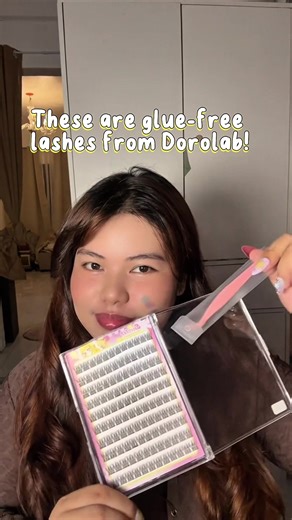 School-ready in seconds ✨ #BackToSchoolReco #DorolabLashes #NoGlueNeeded #NaturalLashLook