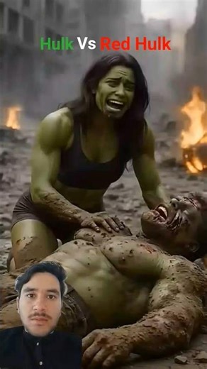 Hulk vs Red Hulk 💥 Epic Strength Battle | Who is Strongest? 😱#shorts