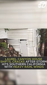 11K views · 93 reactions | As people began to assess the damage from a storm that drenched Southern California, one resident in Laurel Canyon discovered how powerful the rain and winds were. "The house cracked and shifted," Rick Charnoski said. https://abc7.la/3jU02MC | ABC7 | Facebook