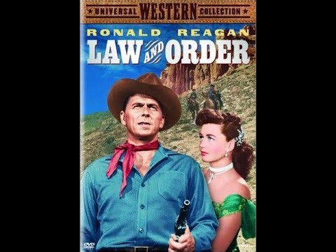 LAW AND ORDER 1953 American Western film Starring Ronald Reagan Dorothy Malone