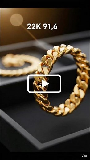 “22K Pure Gold Chain in 4K | Cinematic AI Jewelry Showcase” #DreamScreenAI