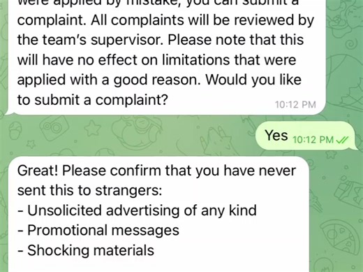 Telegram电报双向限制解除教程